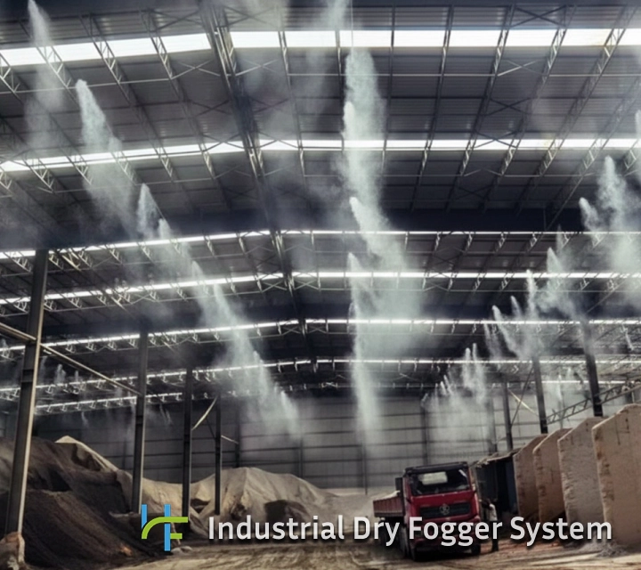 Advanced dry fogging systems for precise humidity control without wetting surfaces in Coimbatore.