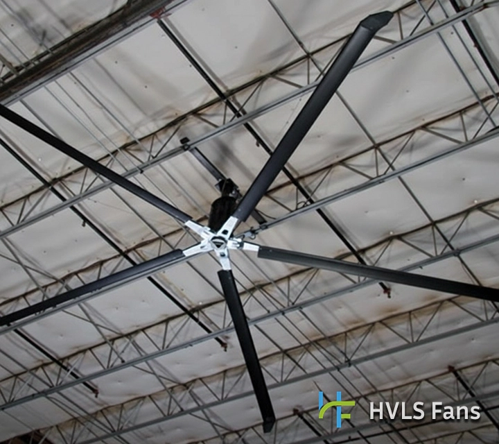 Leading manufacturer of High Volume Low Speed (HVLS) fans providing massive airflow and energy-efficient cooling in Coimbatore.