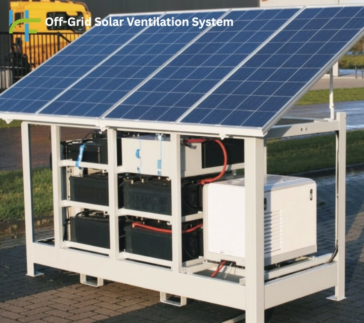 Energy-independent solar ventilation systems providing sustainable cooling and airflow for industrial and residential buildings in Coimbatore.