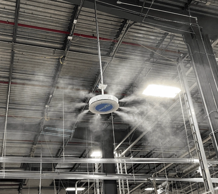 Advanced industrial humidification systems for precise moisture management in Salem units.