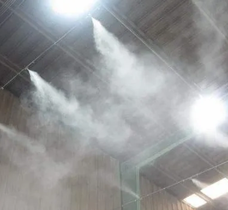Custom misting setups planned for Chakan and Bhosari industrial zones to manage dry heat & dust