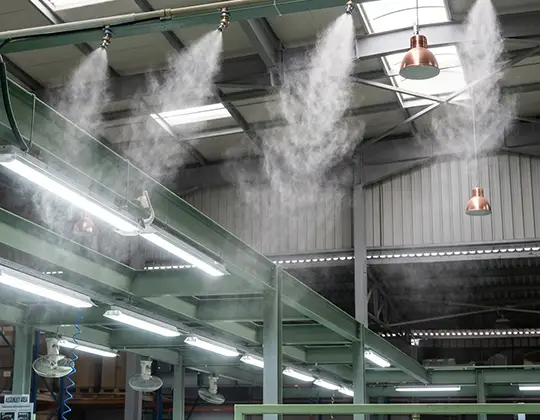 Reliable industrial humidification systems designed to manage dry heat and air quality in Ahmedabad