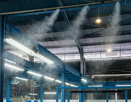 Reliable humidification systems designed to manage air conditions for manufacturing units in Mysore