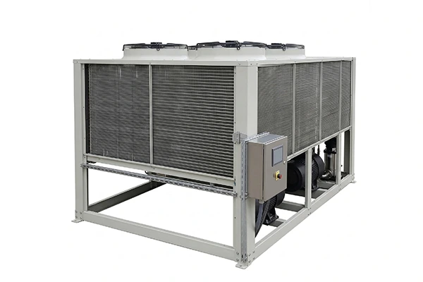 High-pressure fogging systems designed to improve cooling efficiency of industrial AC condensers.